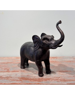 Eléphant en laiton de Java