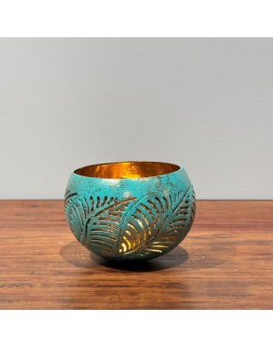 Photophore en noix de coco