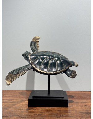 Tortue en laiton