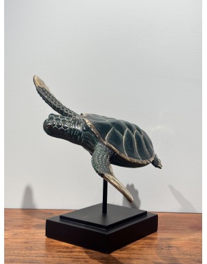 Tortue en laiton